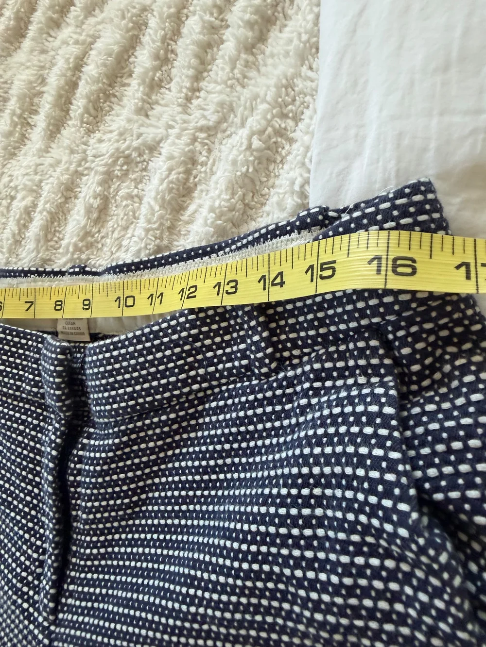 J.Crew Cafe Capri Women's Size 10 Cotton Textured Dot Crop Pants Office Casual